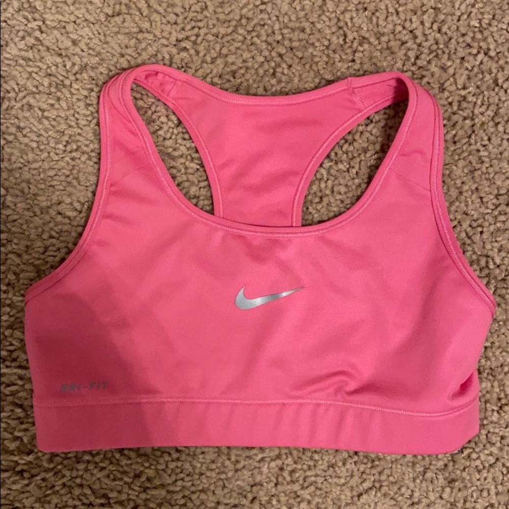Nike Pink Sports Bra Small